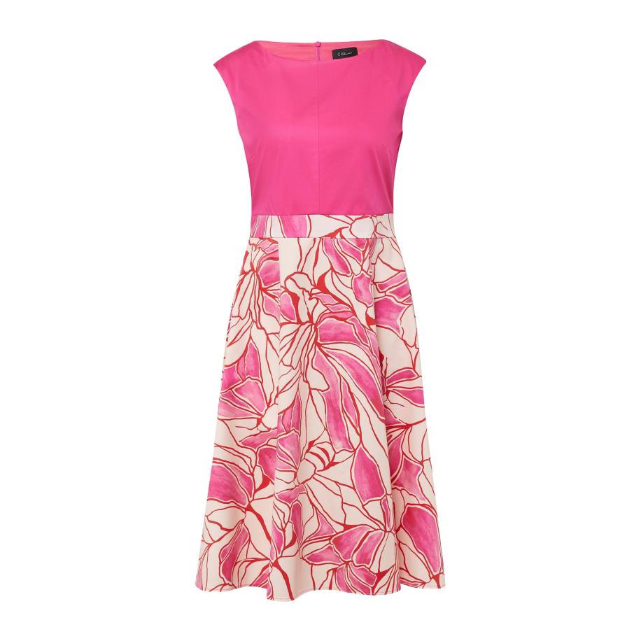 s.Oliver BLACK LABEL Jurk pink / wit Multicolor