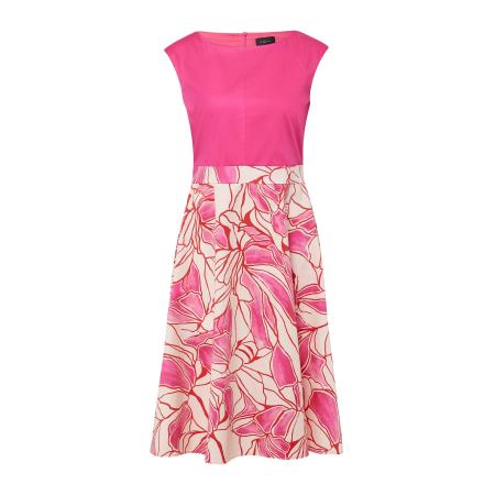 s.Oliver BLACK LABEL Jurk pink / wit