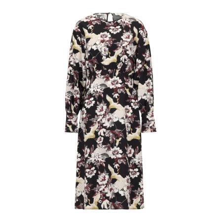 Guido Maria Kretschmer Women Jurk Orelia grijs / bordeaux / zwart / natuurwit