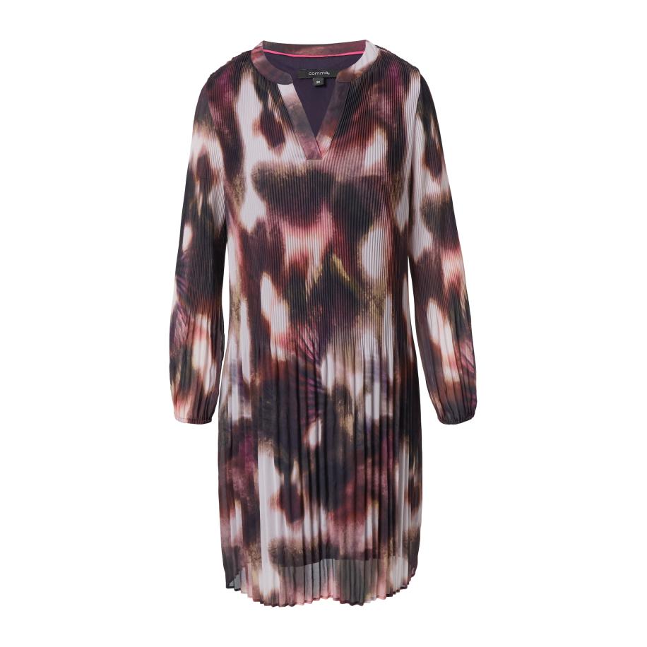 Comma COMMA Jurk gemengde kleuren -
