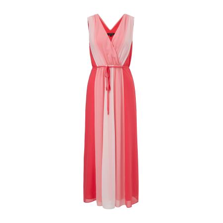 COMMA Jurk zalm roze / rosa / pastelroze