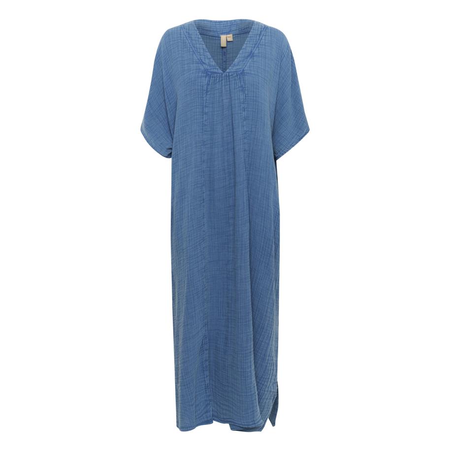 Culture CULTURE Jurk CUpaly blauw gemêleerd -