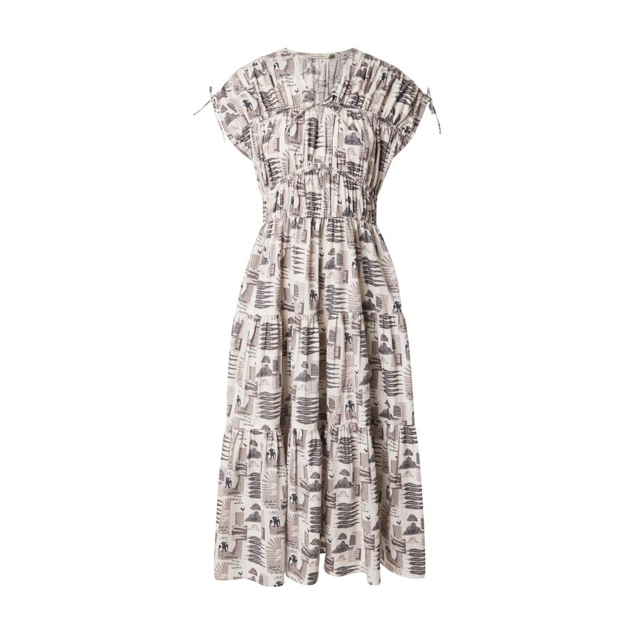 Scotch & Soda SCOTCH & SODA Jurk antraciet / greige / lichtgrijs -