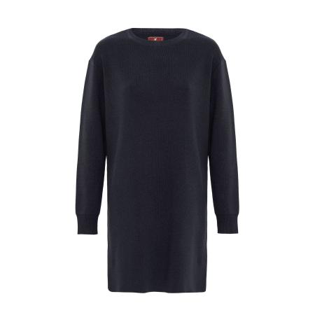 Williot Williot Gebreide jurk nachtblauw