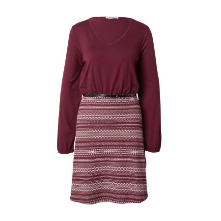 ABOUT YOU ABOUT YOU Jurk Elfi Dress bordeaux / wit