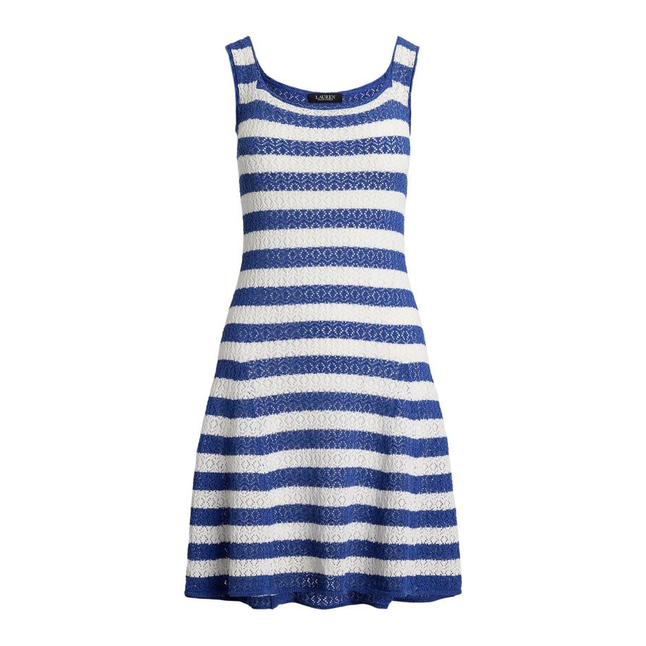 Lauren Ralph Lauren Lauren Ralph Lauren Zomerjurk enziaan / wit -