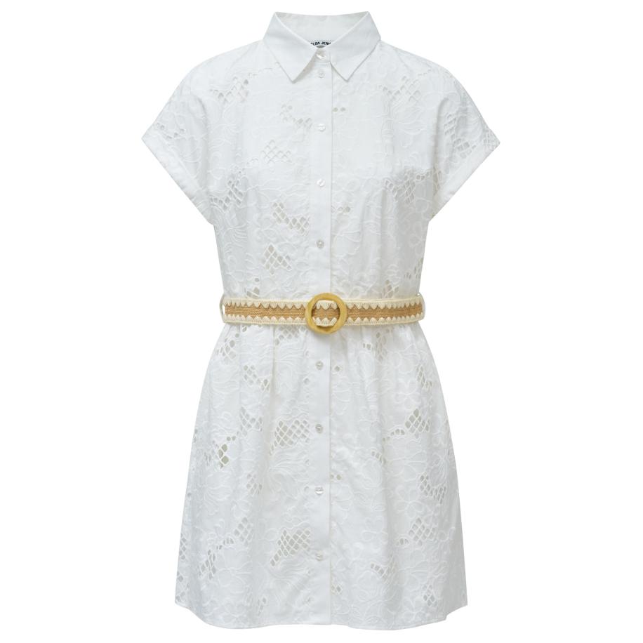 Salsa Salsa Jeans Jurk wit -