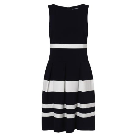 Marie Lund Marie Lund Jurk marine / wit