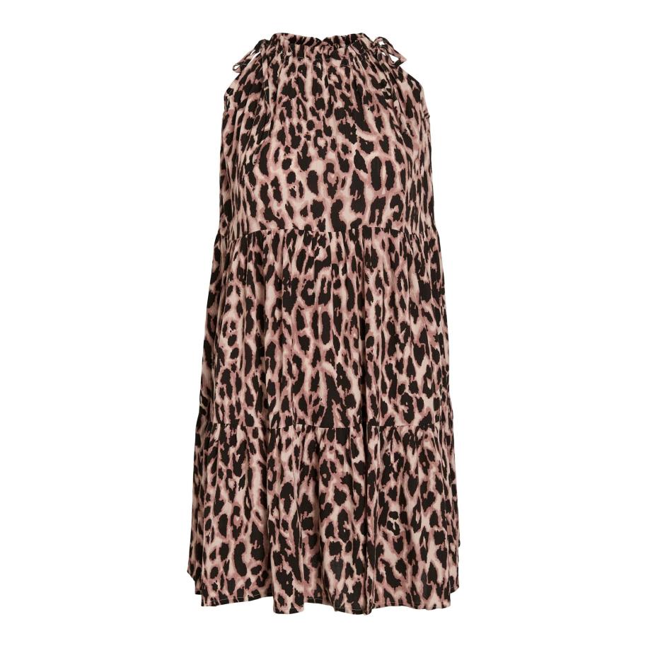 Vila VILA Zomerjurk VIMesa bruin / brokaat / rosa -