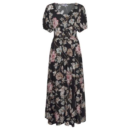 Lascana LASCANA Jurk beige / lichtblauw / rosa / zwart