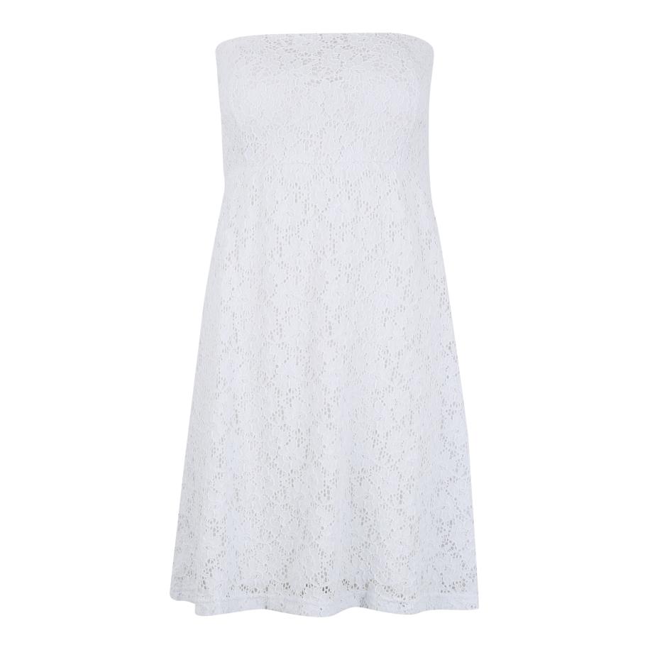Urban Classics Urban Classics Jurk wit -