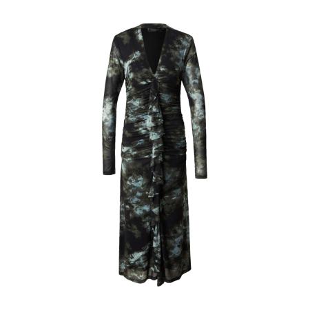 Cph Muse Cph Muse Jurk CORA olijfgroen / mintgroen / zwart