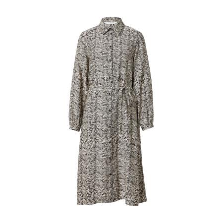 MSCH COPENHAGEN Blousejurk Cielo Amabella beige / zwart