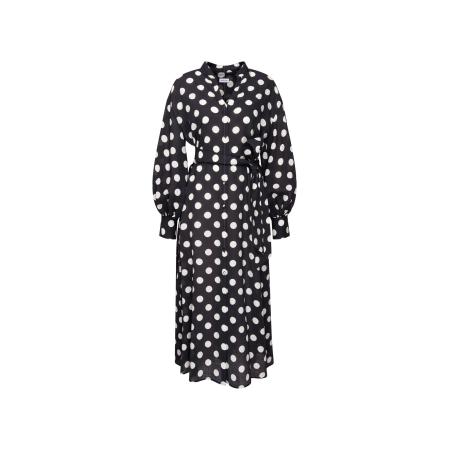 Seidensticker SEIDENSTICKER Jurk August Drop 252 zwart / wit