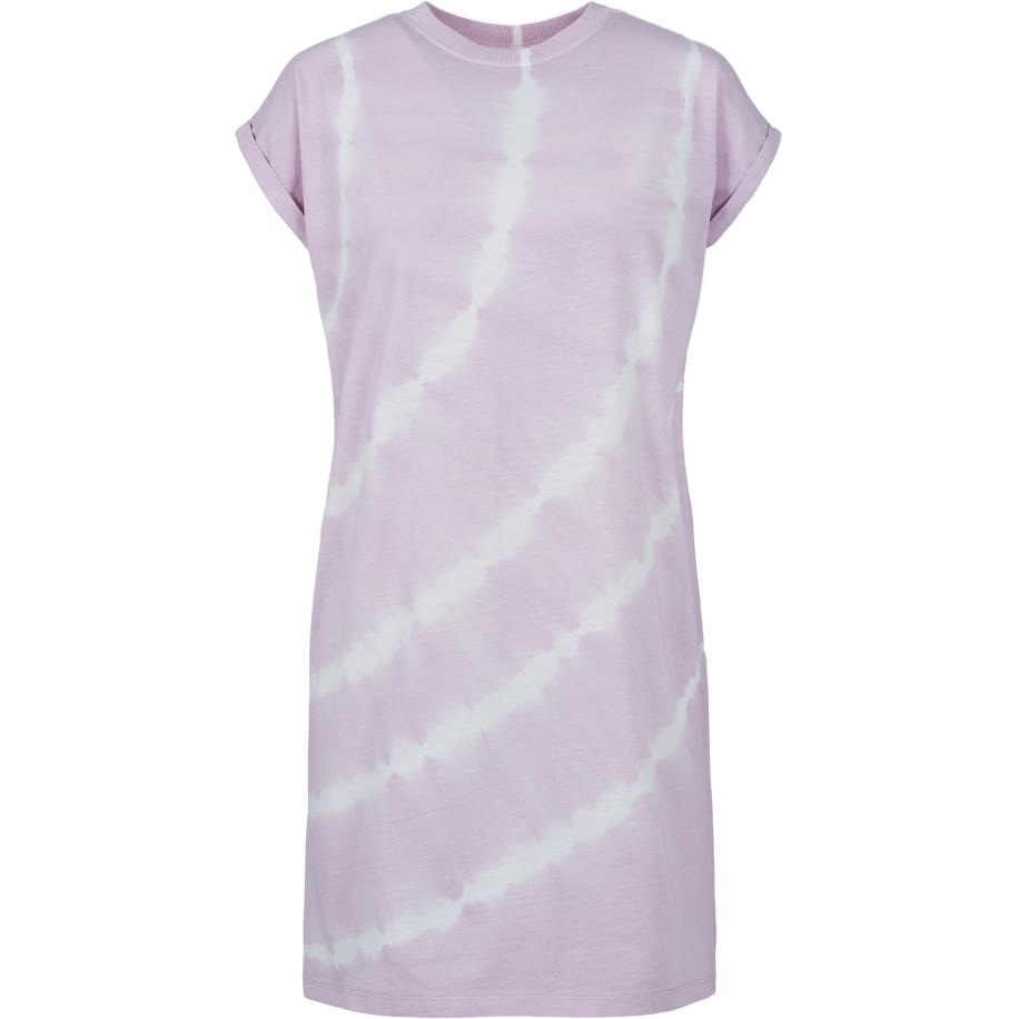 Urban Classics Urban Classics Jurk pink / wit -