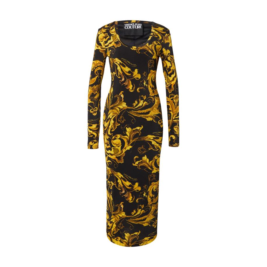 Versace Versace Jeans Couture Jurk donkergeel / zwart -