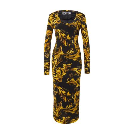 Versace Versace Jeans Couture Jurk donkergeel / zwart