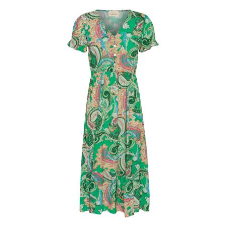 Cream Cream Jurk Lina groen / gemengde kleuren