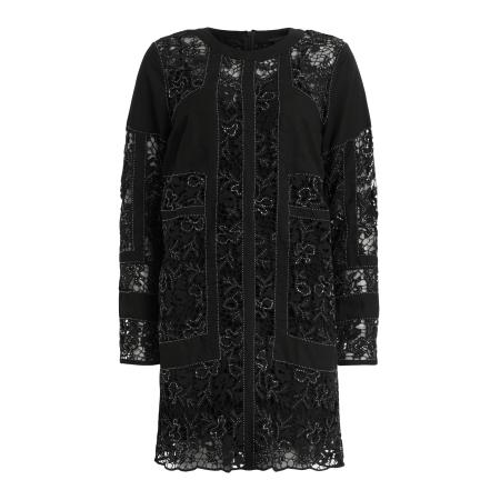 AllSaints AllSaints Jurk NOUSH zwart / zilver