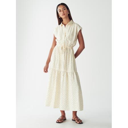 Willa Blousejurk Marle zwart / wit