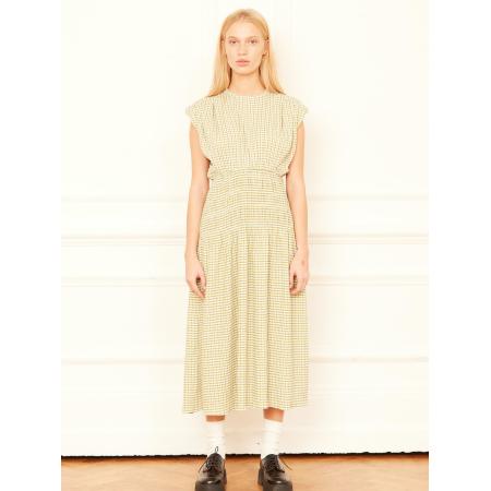 Aligne Aligne Jurk Desi kaki / wit