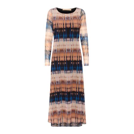 Culture CULTURE Jurk Asho Melida beige / blauw / navy / mokka