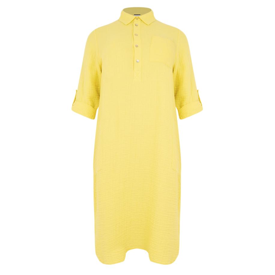 Yoek YOEK Blousejurk geel -