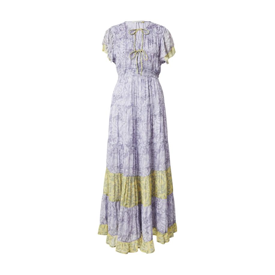 Scotch & Soda SCOTCH & SODA Jurk geel / pastellila / donkerlila -