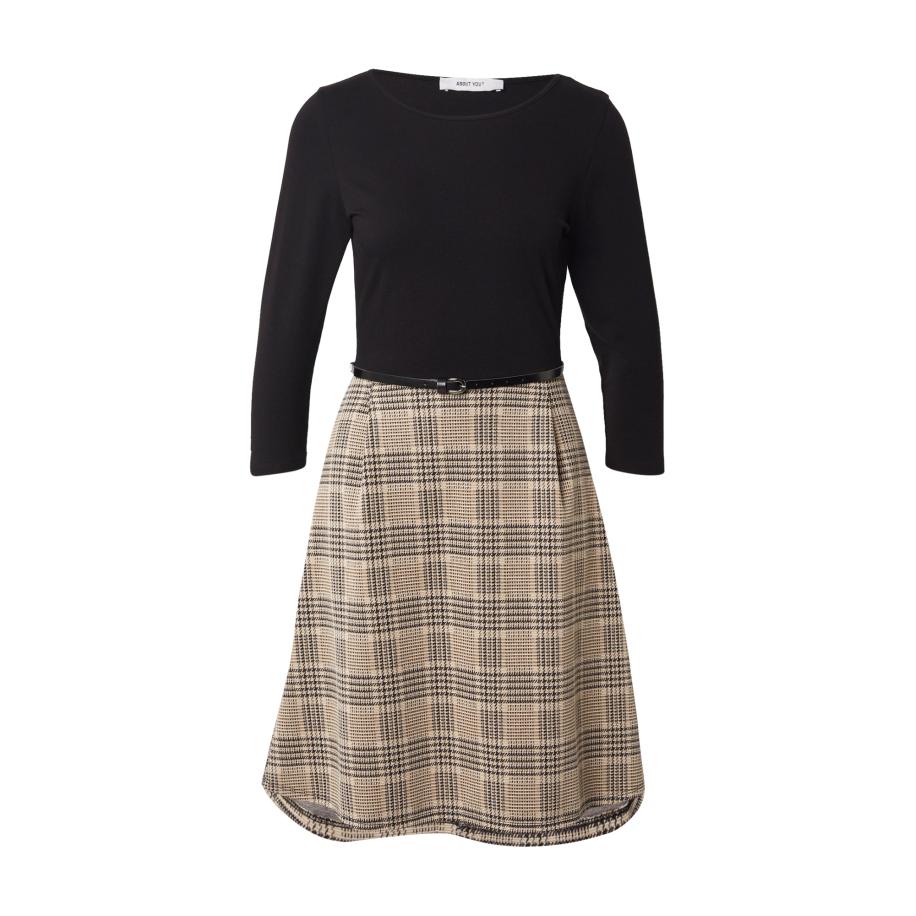 ABOUT YOU ABOUT YOU Jurk Giulia beige / zwart -