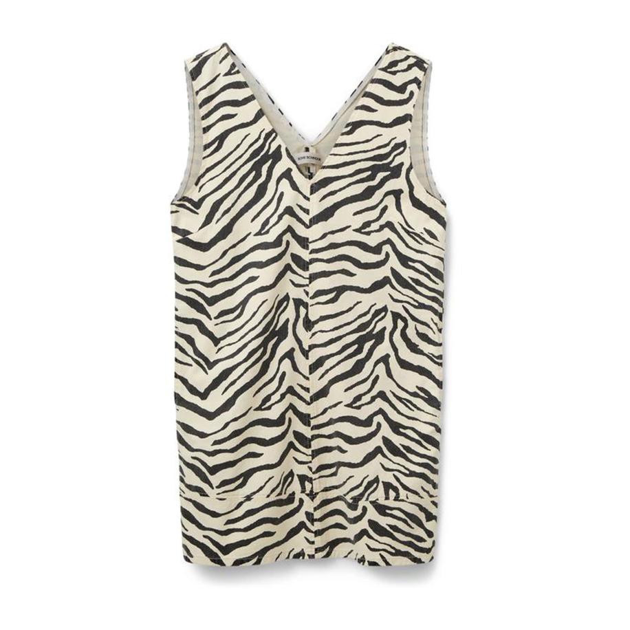 Sofie Schnoor Sofie Schnoor Jurk Olympe lichtgeel / zwart -