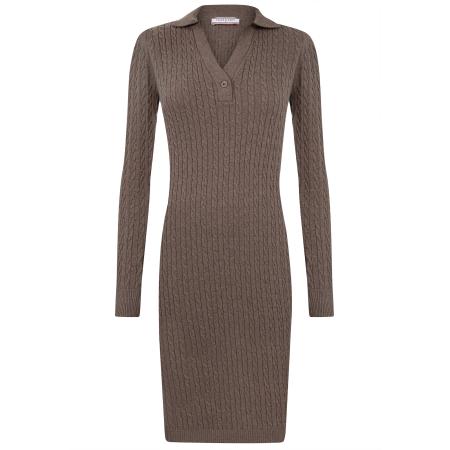 Felix Hardy Felix Hardy Gebreide jurk bruin
