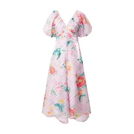 Coast Jurk groen / pruim / oranje / rood