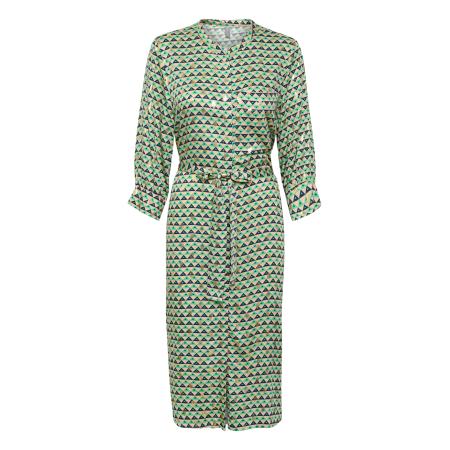 Culture CULTURE Jurk CU Malin nude / navy / goud / groen