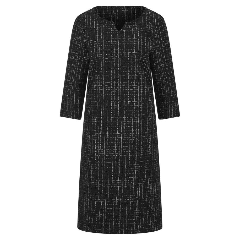 Goldner Goldner Jurk zwart / wit -