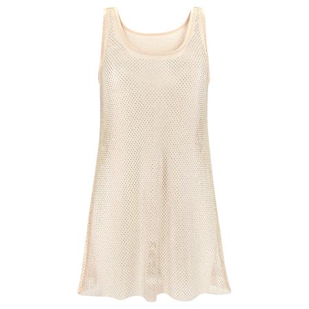 JETTE Cocktailjurk beige / goud / gemengde kleuren