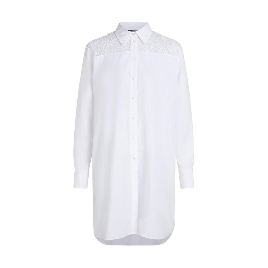 Karl Lagerfeld Karl Lagerfeld Blousejurk wit -