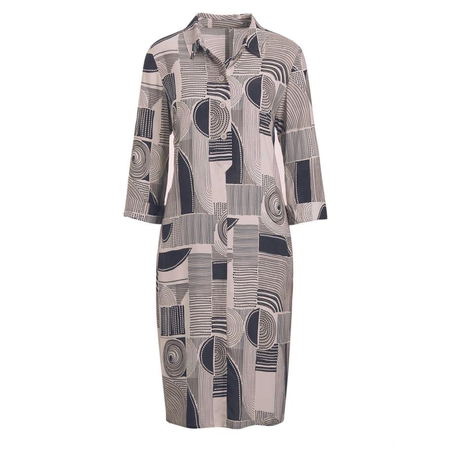 Goldner Goldner Zomerjurk taupe / grafiet -