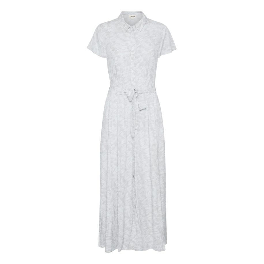 Soaked in Luxury SOAKED IN LUXURY Blousejurk Arjana wit gemêleerd -