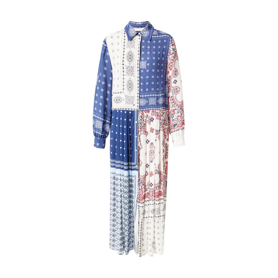 Weekend Max Mara Weekend Max Mara Blousejurk ZUAI navy / lichtblauw / rood / wit -