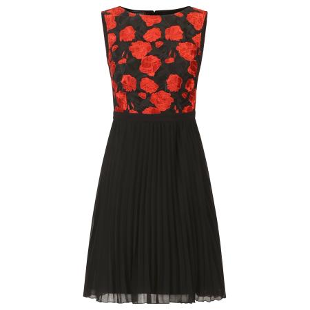 Kraimod Kraimod Jurk rood / zwart