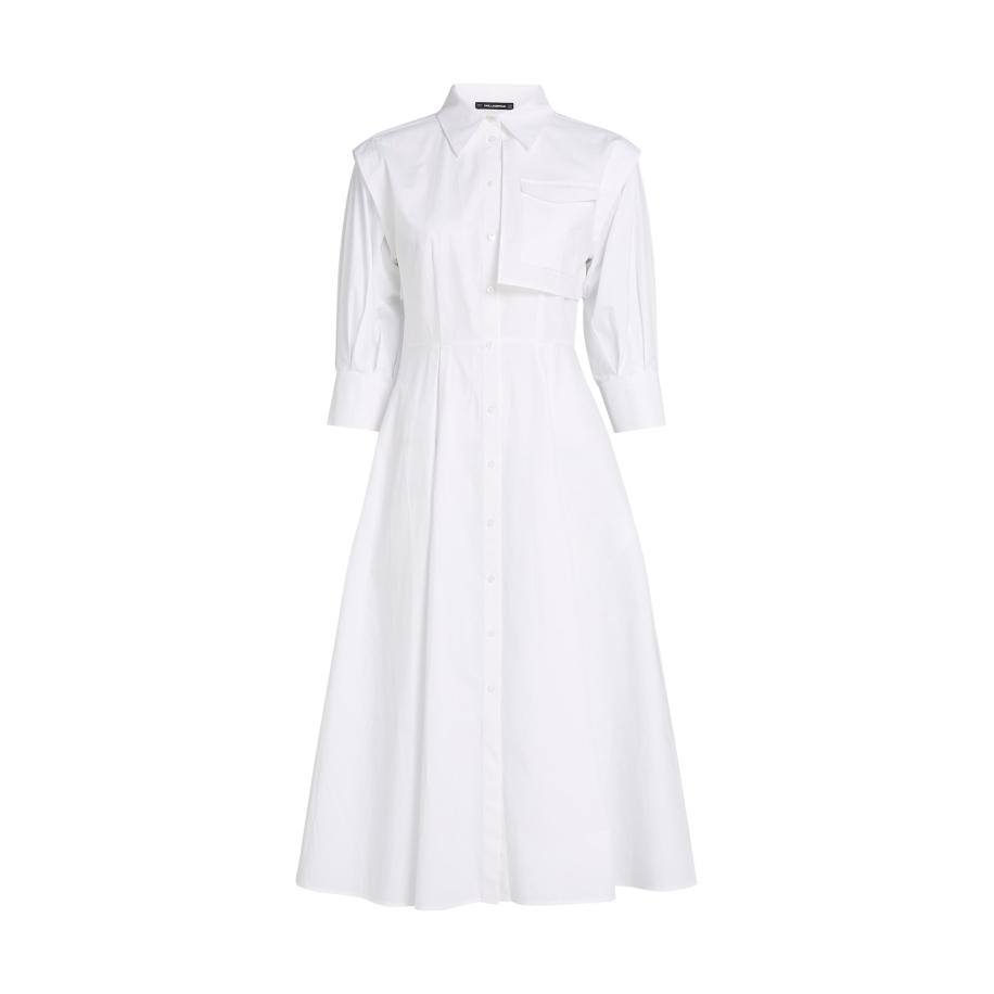 Karl Lagerfeld Karl Lagerfeld Blousejurk wit -