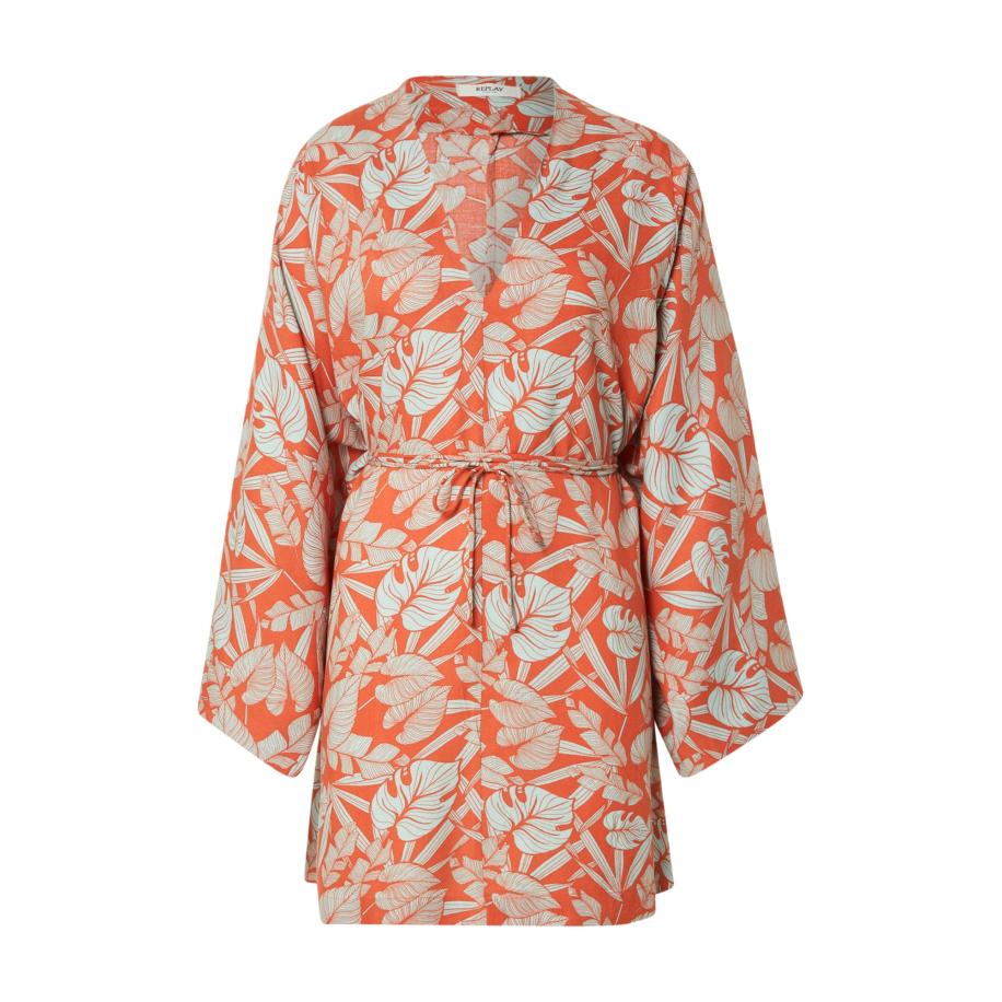 Replay REPLAY Jurk donkeroranje / wit -