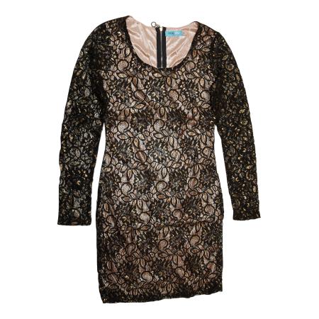 TOOche TOOche Cocktailjurk beige / zwart