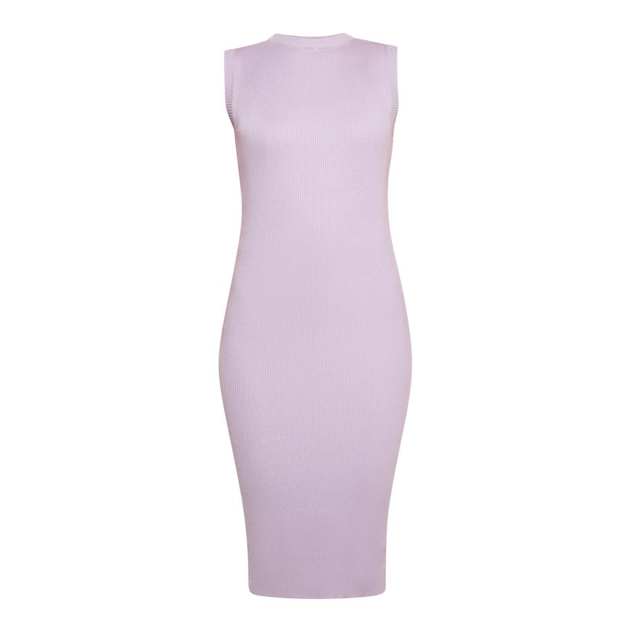 NAEMI Gebreide jurk sering Paars