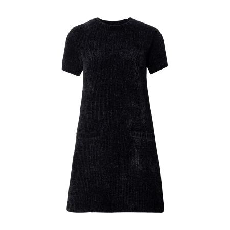 Monki Monki Gebreide jurk zwart