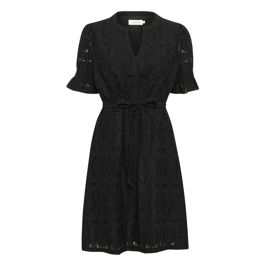 Cream Cream Jurk Libby zwart -