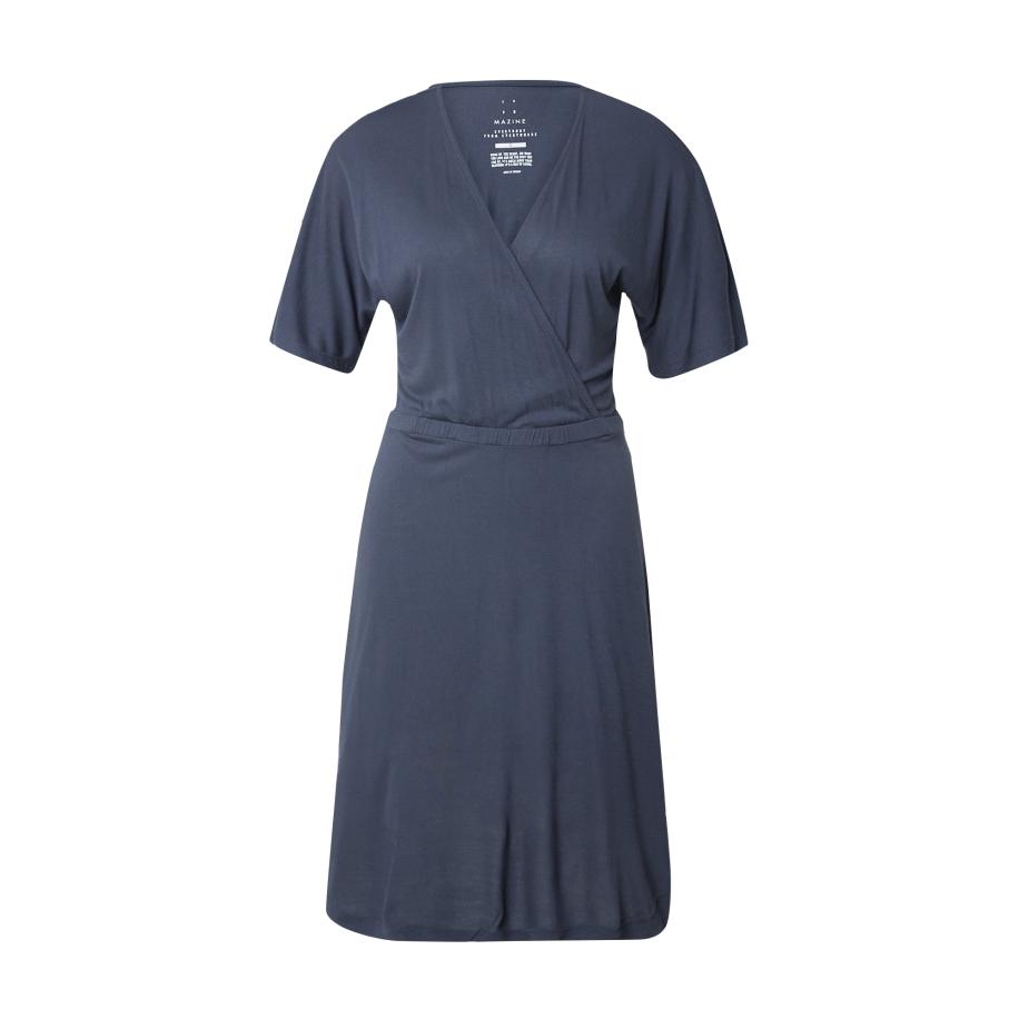 mazine Jurk Corine donkerblauw Blauw
