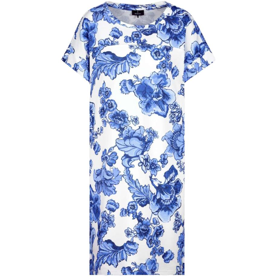 Monari monari Zomerjurk saffier / hemelsblauw / lichtblauw / wit -