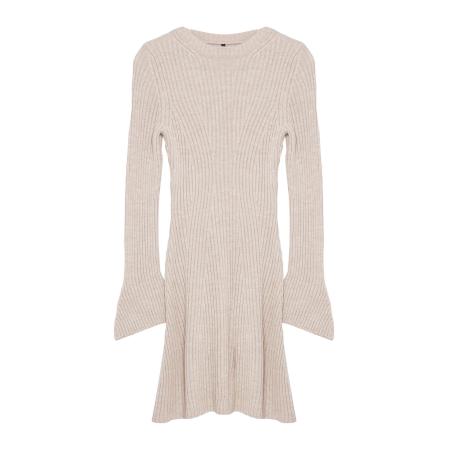 Trendyol Trendyol Gebreide jurk greige