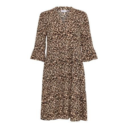 Saint Tropez SAINT TROPEZ Jurk EdaSZ beige / bruin / zwart